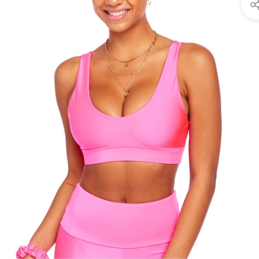 Goldsheep hot pink sports bra